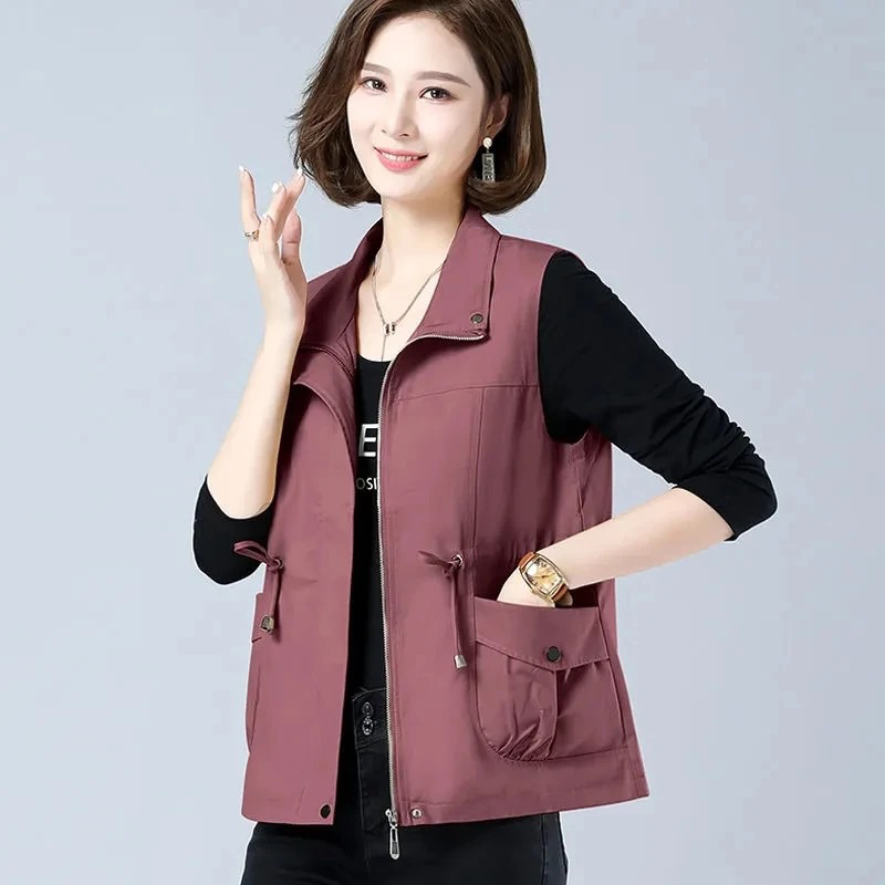 Rompi Wanita Korea Jaket Mantel Rompi Wanita Casual