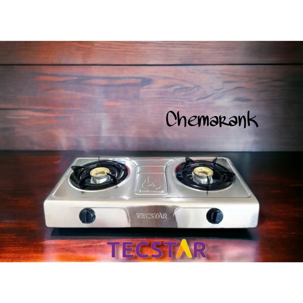 ️✔️✔️ Kompor 2 Tungku Stainless Tecstar | Kompor Gas 2 Tungku ?