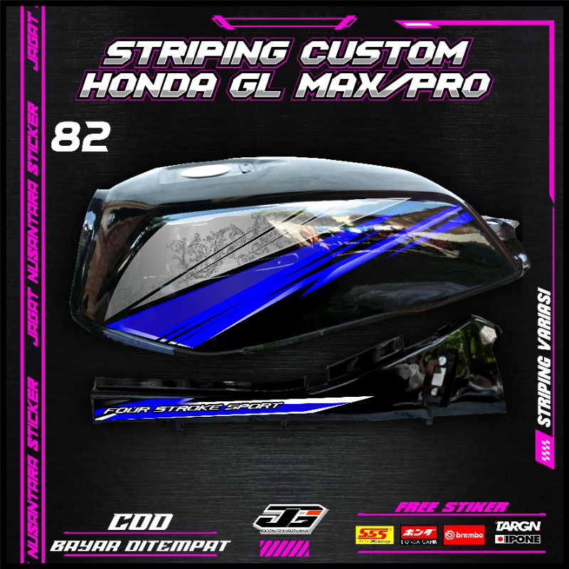 Gl Max Gl pro, Striping Custom gl, Promo Striping, Striping gl, Stiker herek, Stiker racing