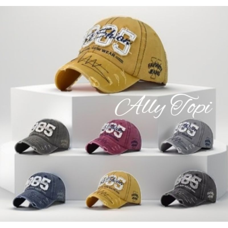 TOPI BASEBALL 1985 PRIA WANITA  / TOPI IMPOR PRIA ORIGINAL / TOPI UNISEX DEWASA / TOPI CAPS ORIGINAL