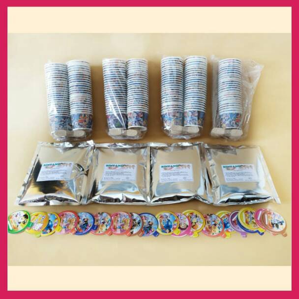 

Kode LIP004 paket bubuk Es Krim komplit 4 RASA