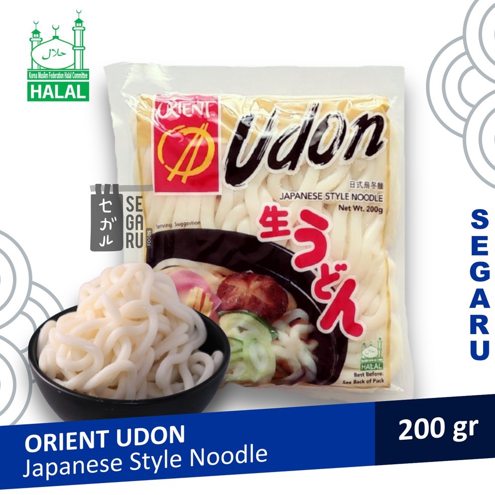 

❃ Orient Mie Udon Halal - Japanese Style Noodle 200gr zhtqm