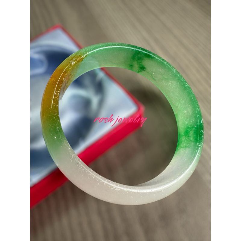 Gelang Giok Tri-colour Taiwan/Gelang Giok 3 warna