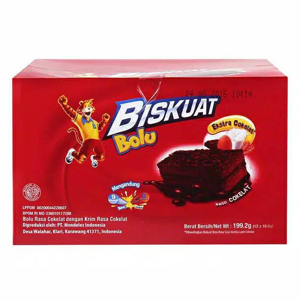 

modelTipe DJB384 Biskuat bolu coklat 16gr x 12 pcs