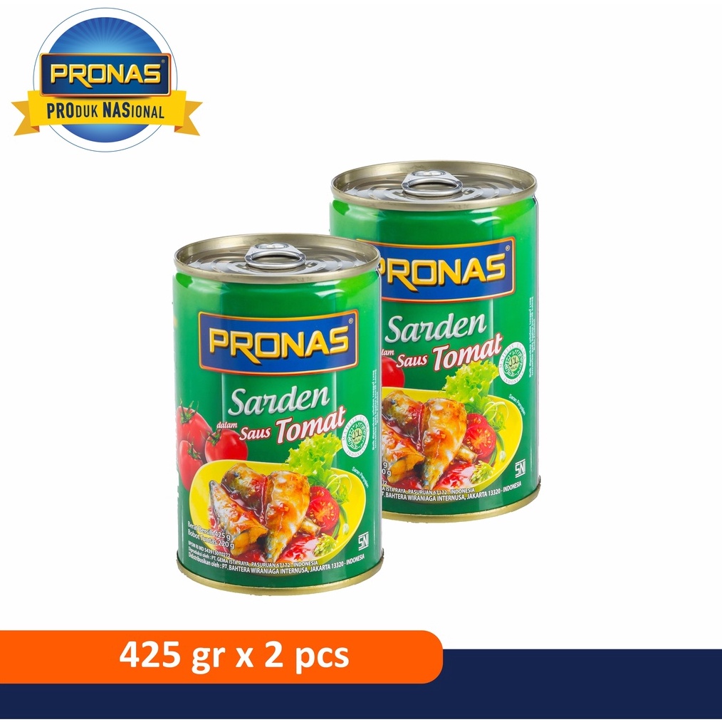

12.12 Brands Festival PRONAS Sarden Tomat 425 g Bundling 2 pcs 