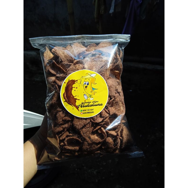 

alulaluna banana chips keripik pisang coklat