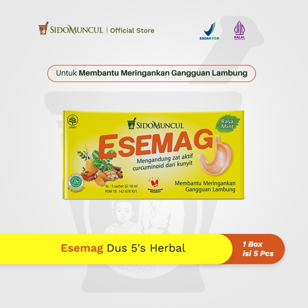 

TIPE GLN836 Sido Muncul Esemag Cair 5's - Sakit Perut Lambung Maag Perih