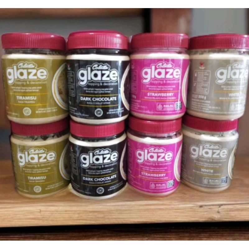 

Colatta Glaze Rasa Dark Cokelat,Tiramisu, Strawberry & White Kemasan 250g