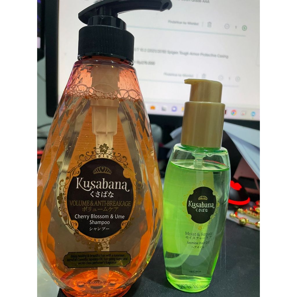 KUSABANA SHAMPOO 490ML/SERUM KUSABANA 95ML