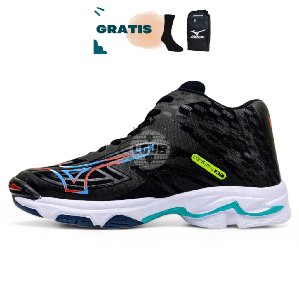 Sepatu volley ball mizuno wave lightning z 7 mid sepatu voli pria sepatu voly sepatu olahraga pria s