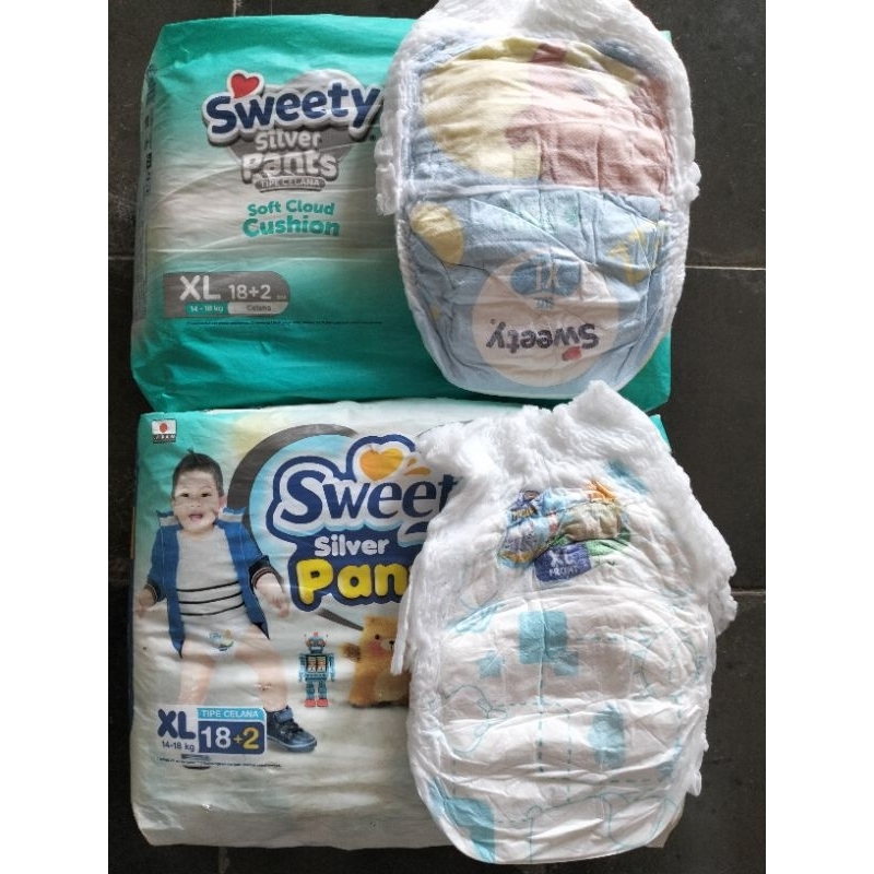 SWEETY POPOK NON KENASAN  SIZE XL ISI 20 PCS