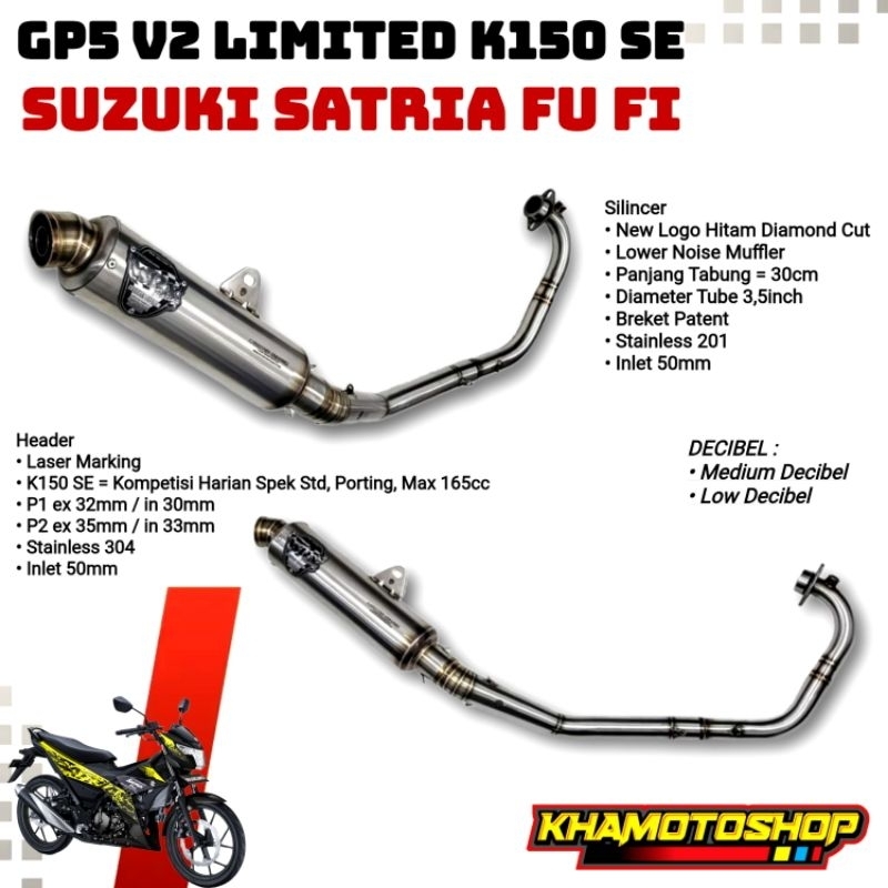 WRX GP5 V2 LIMITED K150 / K150 SE SATRIA FU FI