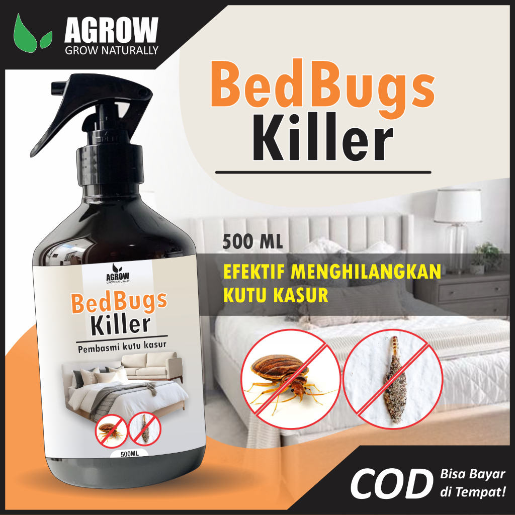 Cairan Obat Pembasmi Kutu Kasur Anti Tungau Bed Bugs Spray Anti Bakteri, Kuman Virus Bed Bugs Killer