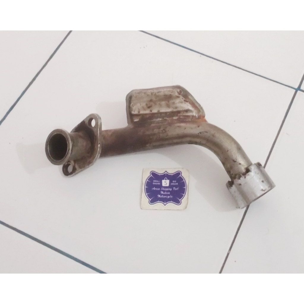 LEHER KNALPOT SUZUKI RC80 RC100 BRAVO SPRINTER ORIGINAL