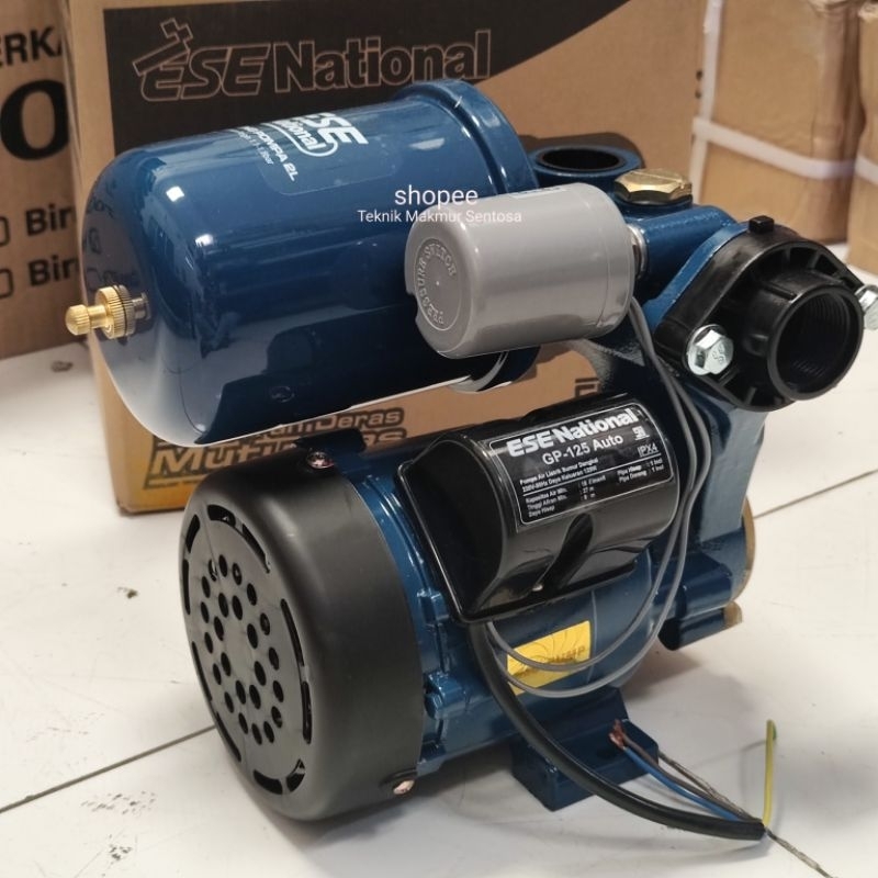 Mesin Pompa Air Ese National GP-125 Auto Water Pump GP125 Otomatis GP 125
