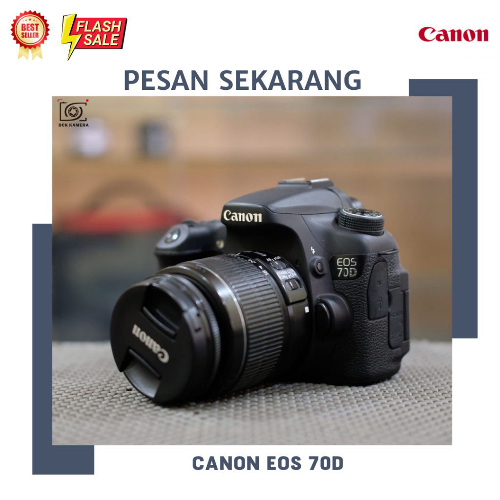 Dslr Canon 70D 70d Wifi termurah