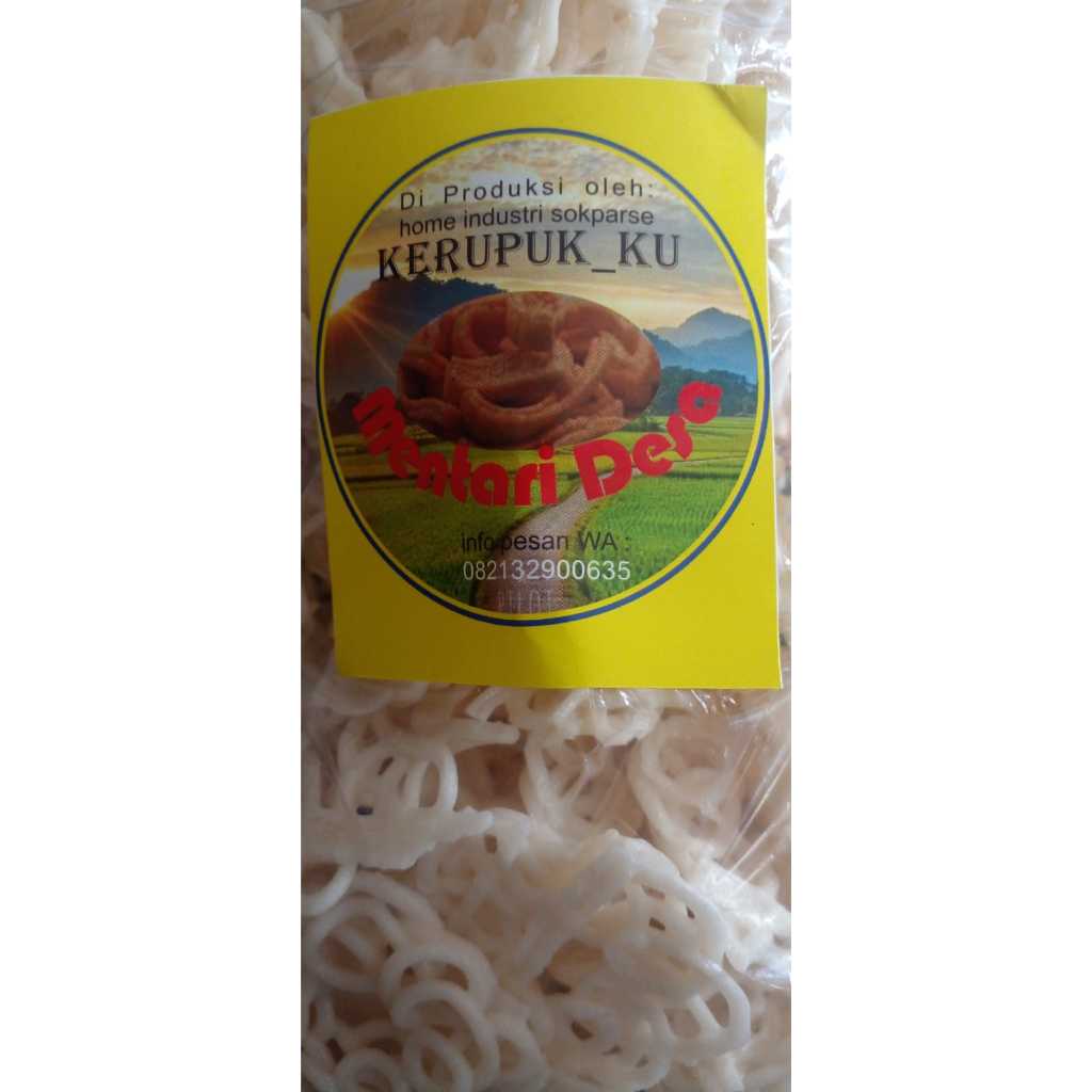 

Baru Aneka Kerupukku Krupuk Mentah Berat 1 kg / krupuk Mawar putih