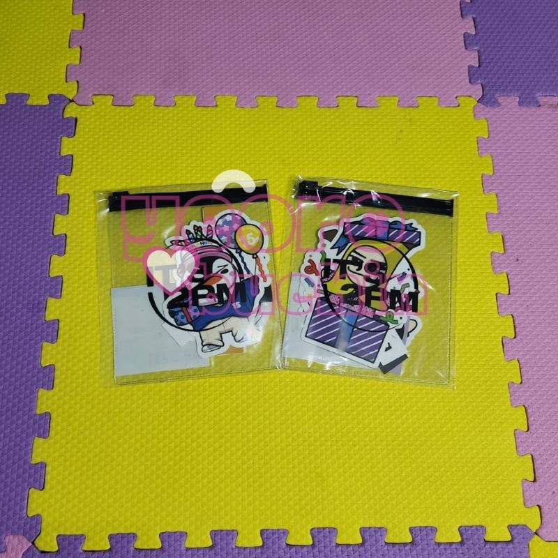 PELUNASAN | 2PM Junho Chansung - ZooPM Sticker Pack 15th Anniversary Concert <It's 2PM> Official Mer