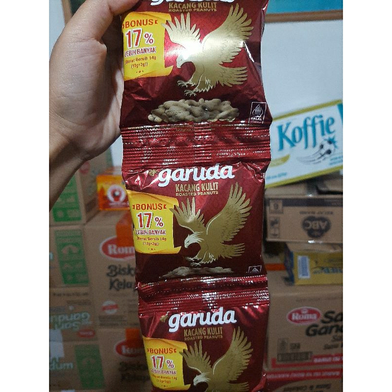 

(10BUNGKUS) KACANG KULIT GARUDA 14GRAM ROASTED PEANUT