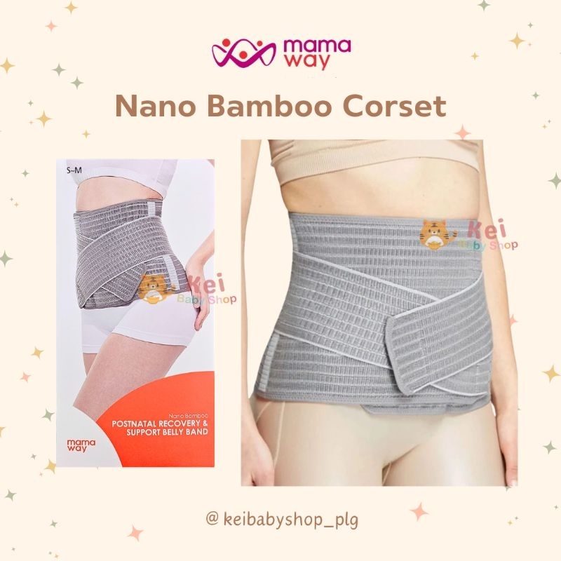 Mamaway Nano Bamboo Corset ORIGINAL Postnatal Recovery / Korset Pasca Melahirkan Postpartum / Korset