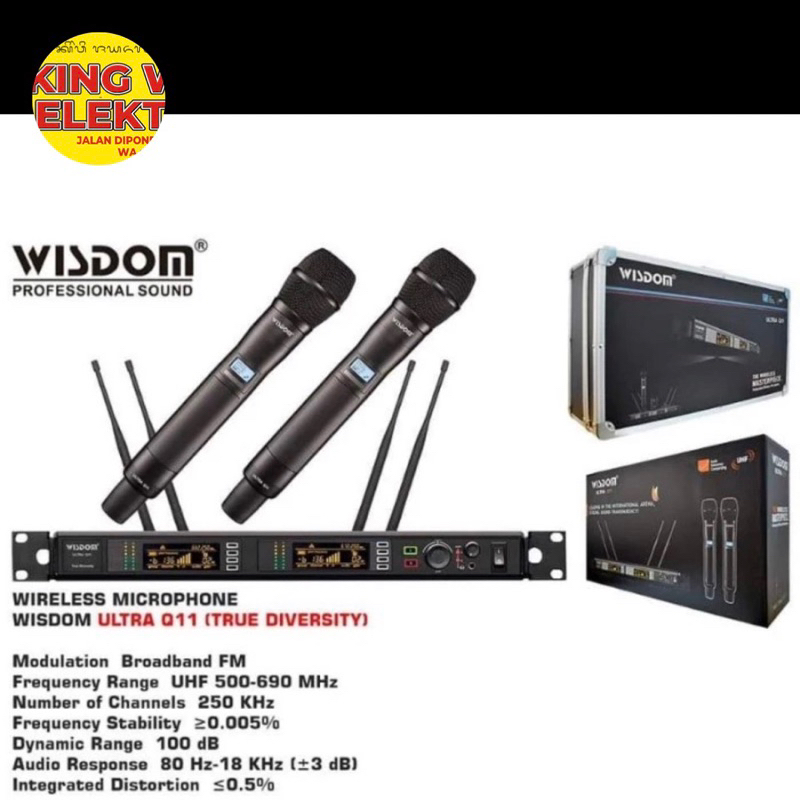 Mic microphone wireless Wisdom Ultra Q11
