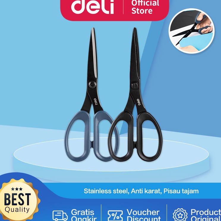 

Promo Deli Scissor / Gunting Serbaguna Anti Karat Pisau Tajam EZ50X