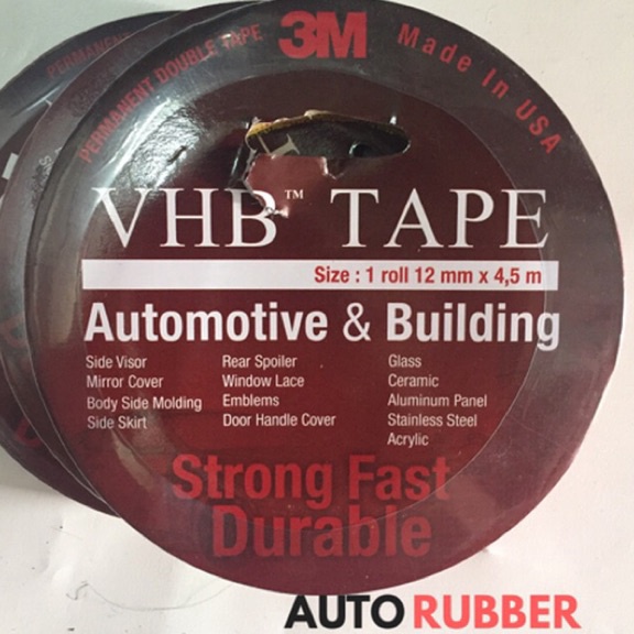 

Dapatkan Double tape 3M VHB 12 mm x 4.5 m