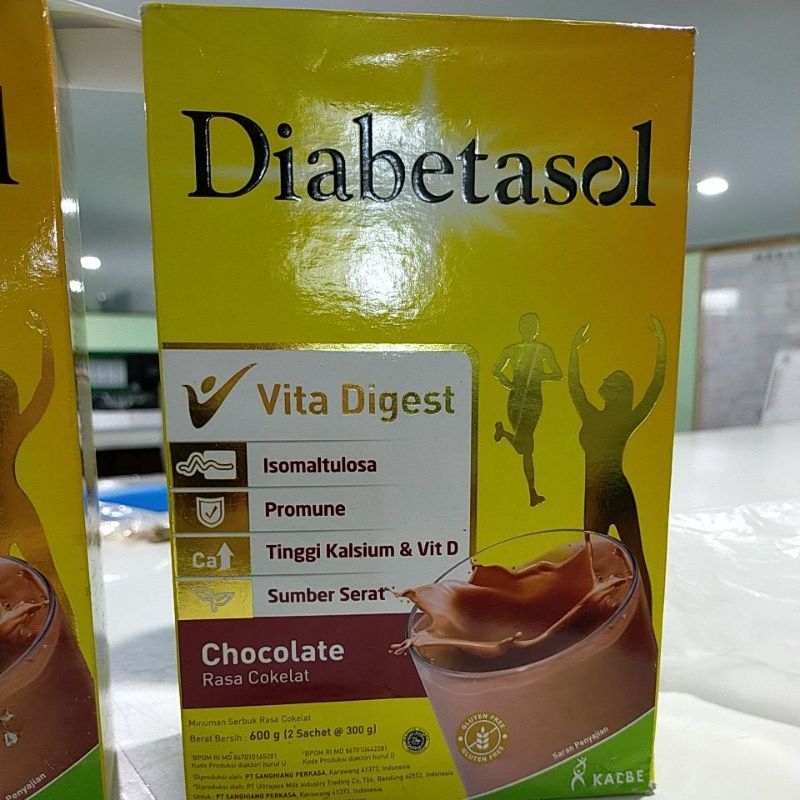 

Diabetasol susu rasa coklat 600 gr Dari Kalbe Nutritional