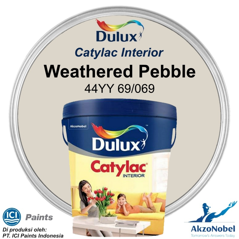 CAT DULUX CATYLAC INTERIOR 25 KG - WEATHERED PEBBLE 44YY 69/069