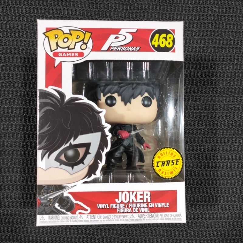 Funko Pop P5 Persona 5: Joker (Chase Limited Edition) #468 (Box Damage)
