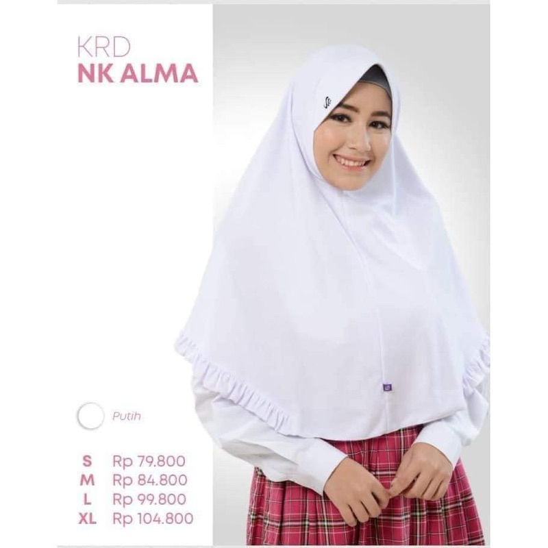 Kerudung RABBANI NK ALMA original DISKON40% kerudung sekolah kerudung rabbani sekolah rabbani alma
