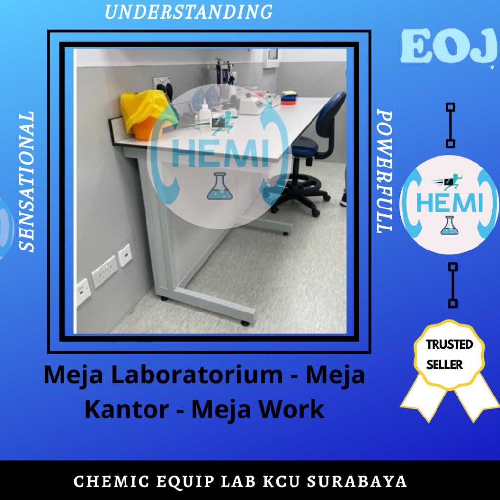 Meja Laboratorium - Meja Kantor - Meja Work 150 Cm
