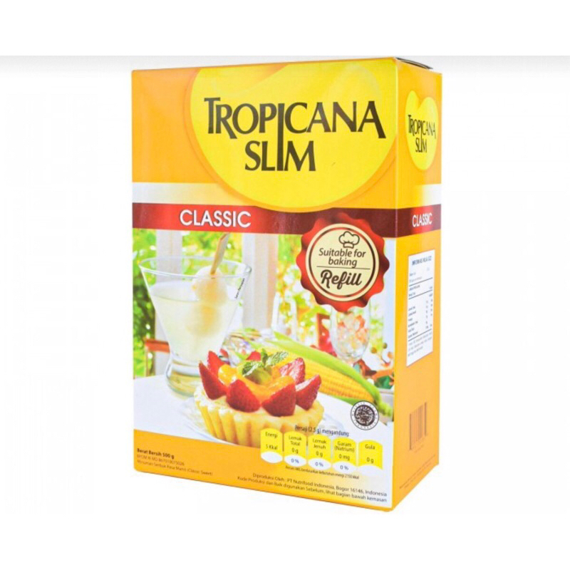 

tropicana slim Classic reffil 500gram