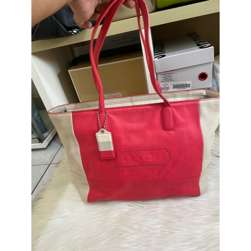 coach tote authentic preloved