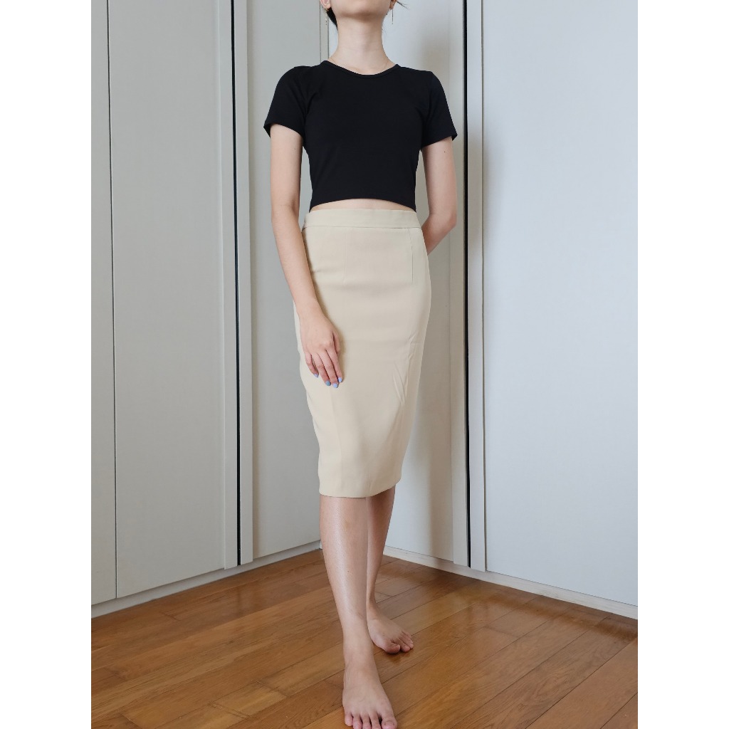 Rok/Dress Panjang Warna Putih Elegan (bikin custom)