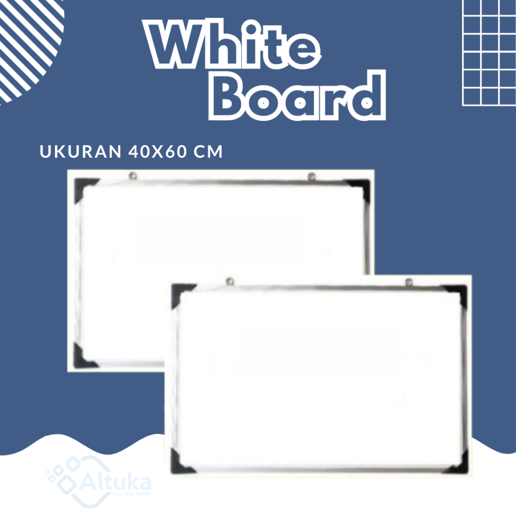 

Papan Tulis Whiteboard / Papan Whiteboard 40x60