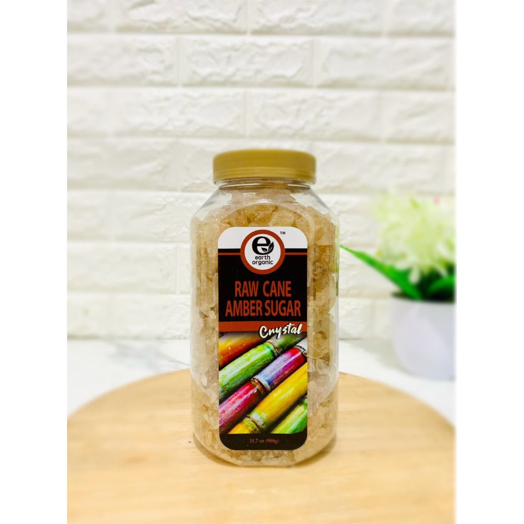 

Earth Organic Raw Cane Amber Sugar Crystal 1kg