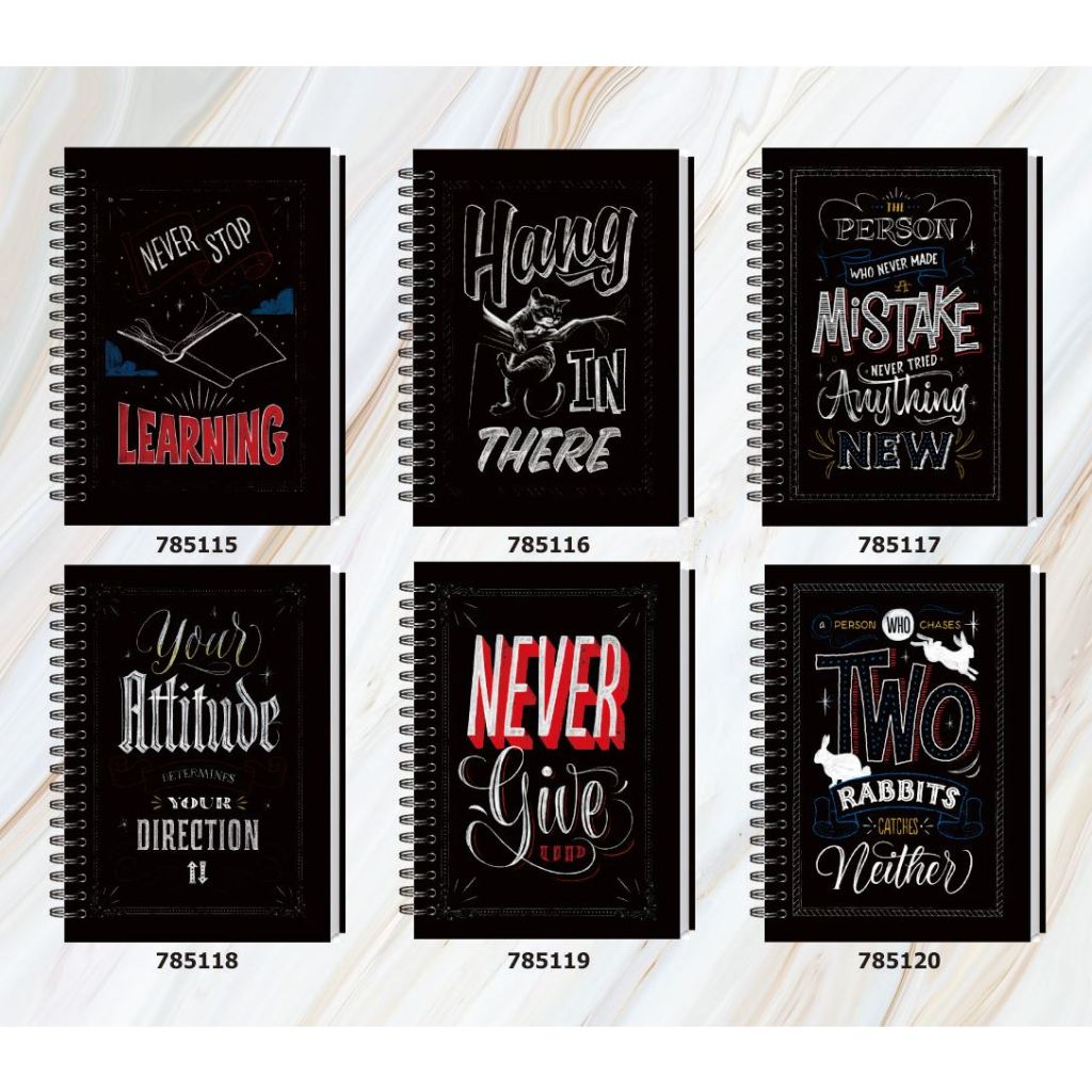 

Spiral Notebook A6 / AMZ / Set 17 / 3513