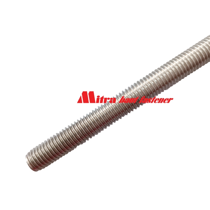 M8 x 1 Asdrat Long Drat Galvanis Putih