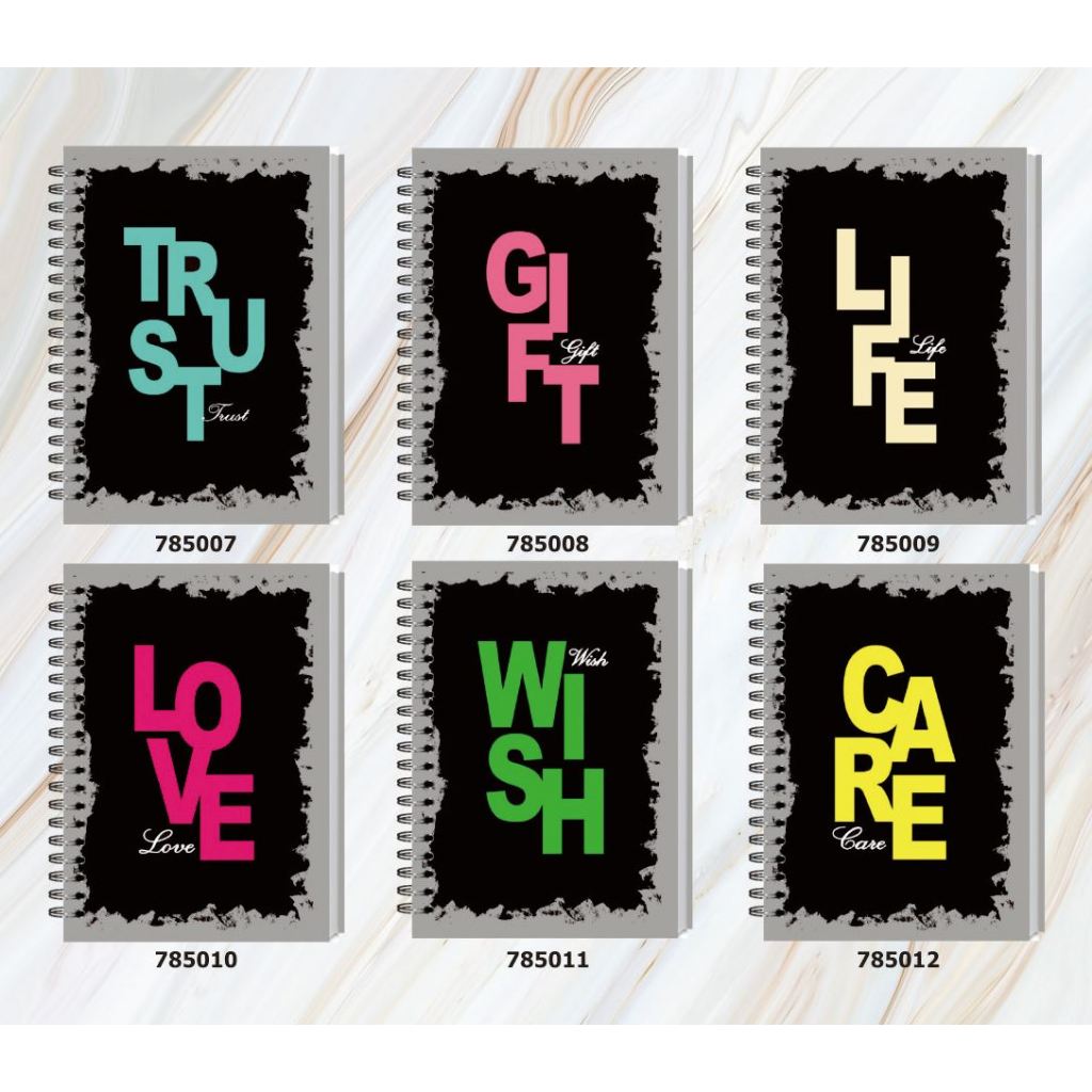 

Spiral Notebook A6 / Joy / Set 61 / 3557