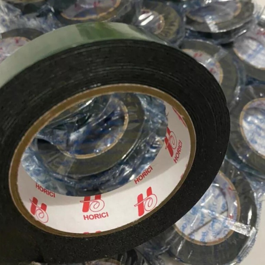 Lakban PE FOAM Ukuran 24mm x 8yard Perekat Double Tape Solasi Adhesive Sticky Berkualitas Terbaik Ha