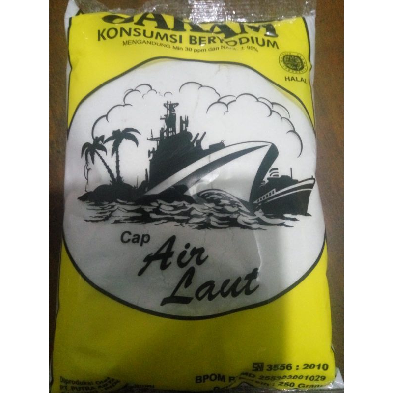 

garam air laut
