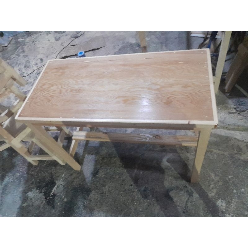 meja kayu jati belanda 100x50