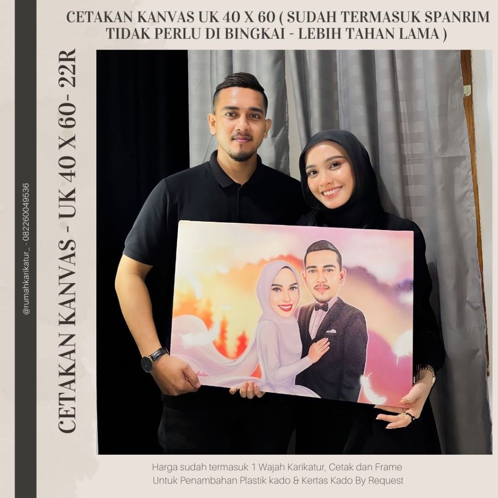 

Cetak Kanvas Karikatur/Karikatur digital/Sketsa wajah/Karikatur cetak kanvas