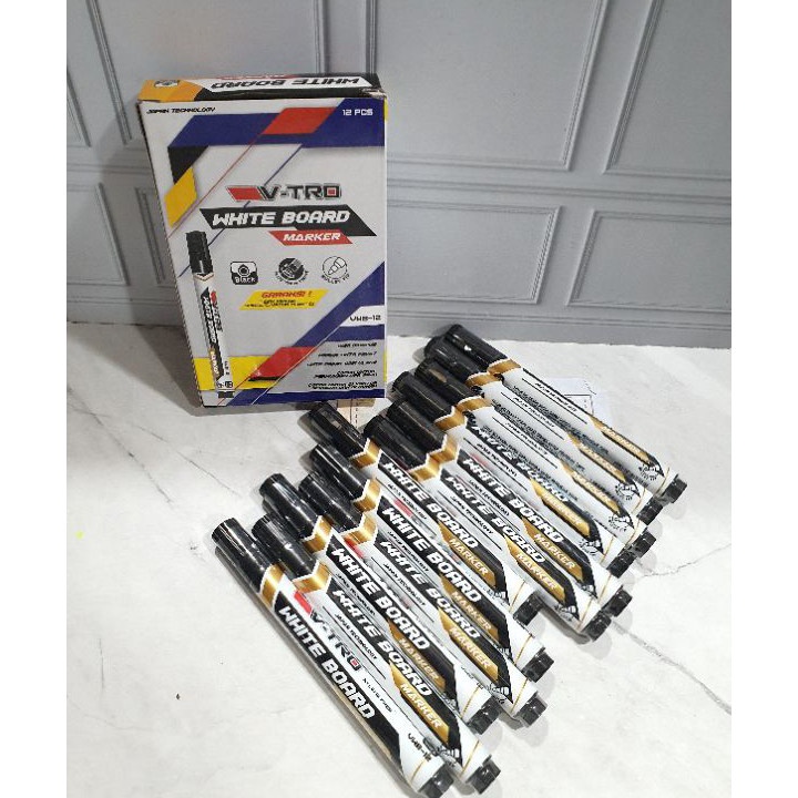 

Bestseller spidol WHITEBOARD (1box=12pc)/marker whiteboard/spidol papan tulis Kirim Sekarang
