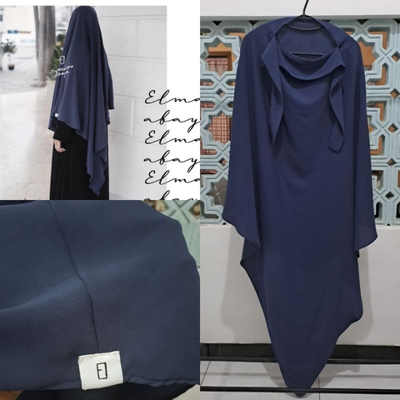 FK Elmadina Abaya Soft Lexus Dark Denim