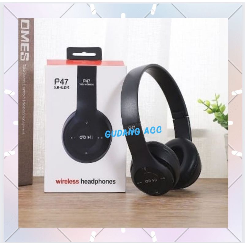 EARPHONE BANDO BLUETOOTH P47 EXTRABASS/HEADSET BLUETOOTH