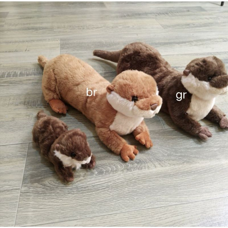 Boneka Otter Sunlemon Shinada Kawaso Otter Plush
