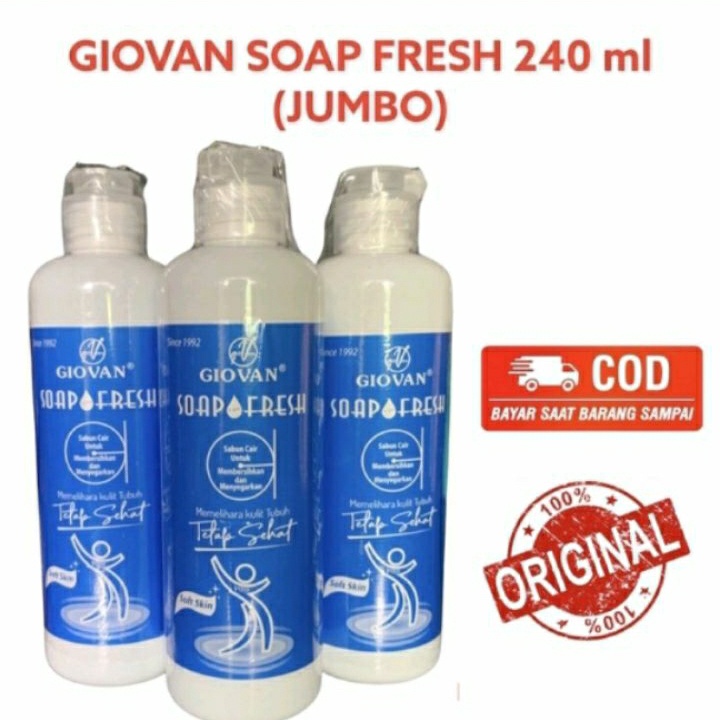 Best Product Giovan Sabun Bayi 240ml / Giovan Soap Fresh 240 ml Promo