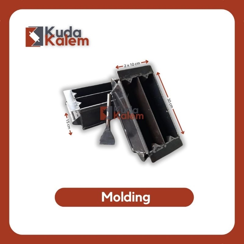 Cetakan batako engsel double 30x15x10